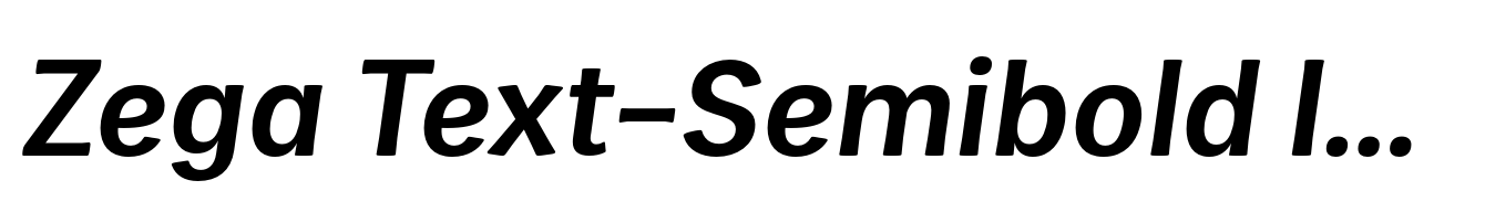 Zega Text-Semibold Italic